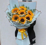 Load image into Gallery viewer, Bouquet coreano 7 girasoles