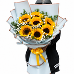 Load image into Gallery viewer, Bouquet coreano 7 girasoles