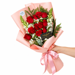 Load image into Gallery viewer, Bouquet 12 Rosas en Cascada