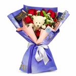 Load image into Gallery viewer, Bouquet coreano con peluche